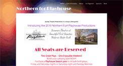 Desktop Screenshot of northernfortplayhouse.com
